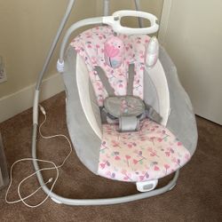 Lightweight, compact, 6 Speed, multi-direction Baby Swing. 