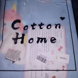 Cotton Home Unicorn Twin Duvet Cover Set
New unicorn duvet cover set for twin bed