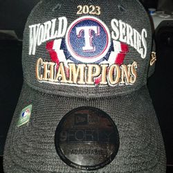 New Era Texas Rangers World Series Champions 2023 Locker Room 9FORTY Adjustable Hat 