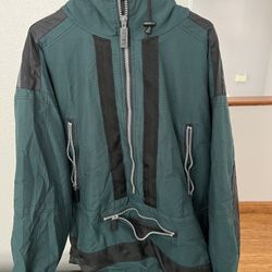 Green Hooded Jacket 