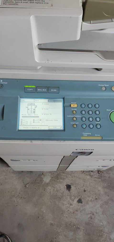 Canon Imagerunner 5000 Commercial Copier