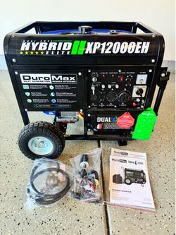 Duromax XP12000 EH duel fuel electric start