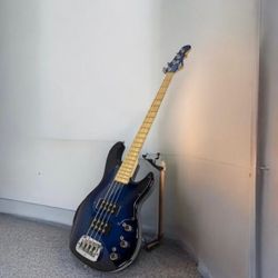 G and L Tribute L-2000 Bass Guitar Blue Burst 