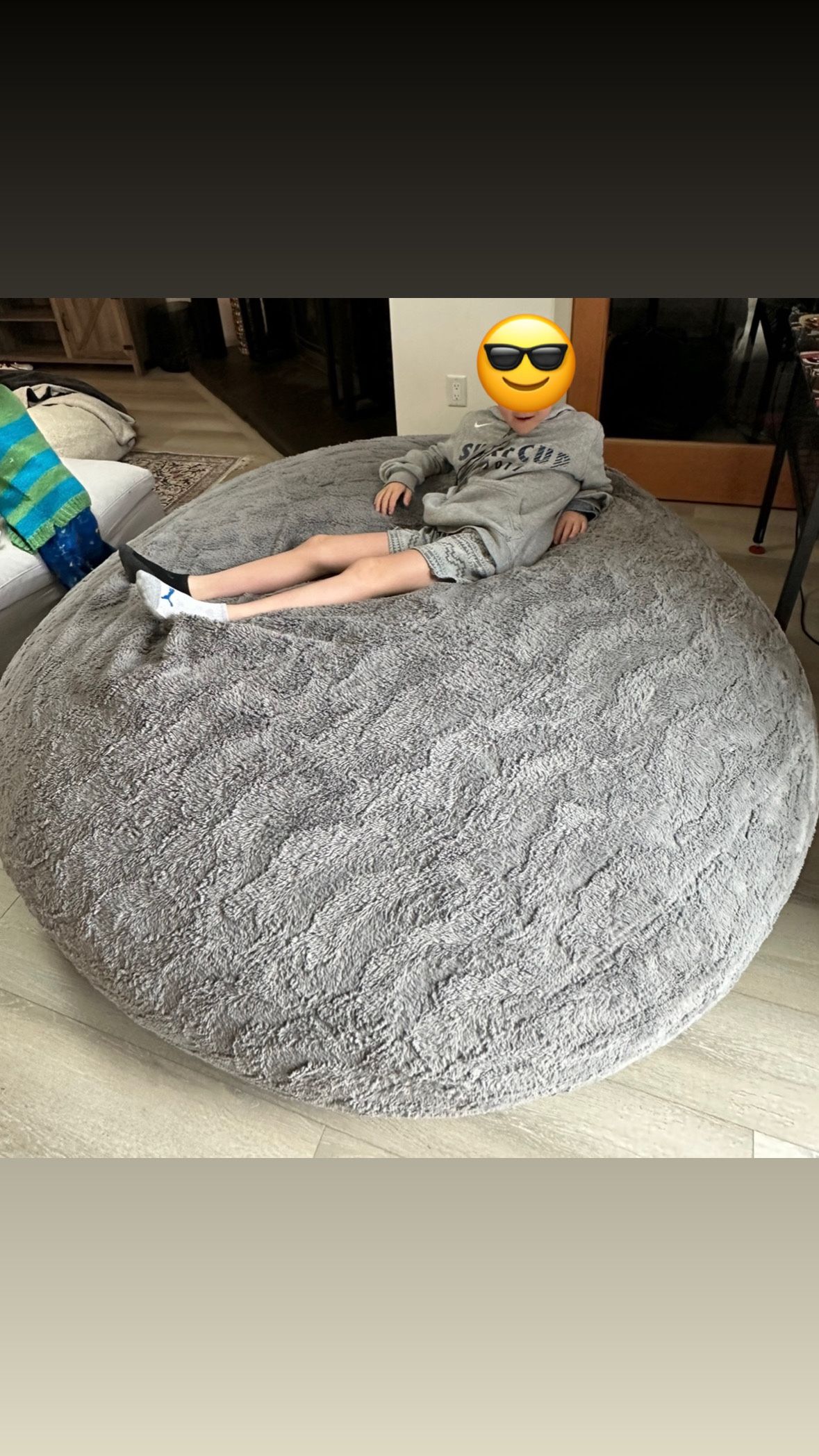 8 ft. bean bag!!! By “Love Sac” - The big one