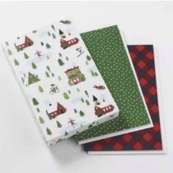Wintery Scene Gift Boxes Lot of (27) 3 p