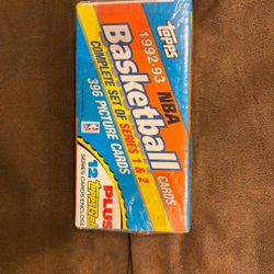 1992-93 Topps Basketball Complete Set (Series 1 & 2) – Factory Sealed – Shaq RC