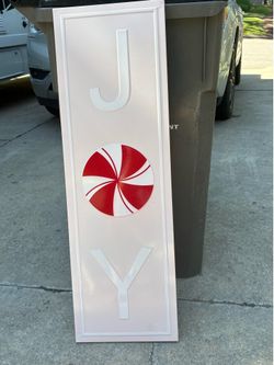 Peppermint Joy Sign