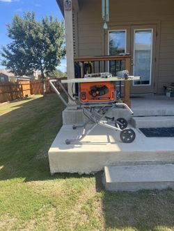 RIDGID R4514 10" Pro Jobsite Table Saw with Rolling Stand