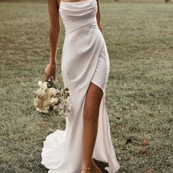 Beach Summer Destination Wedding Gown
