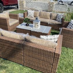brand new patio set 8 pcs in box