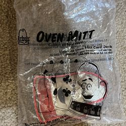 2005 Oven Mitt Deck of Cards From Arby's Kid's Meal Toy - Brand New In Package!