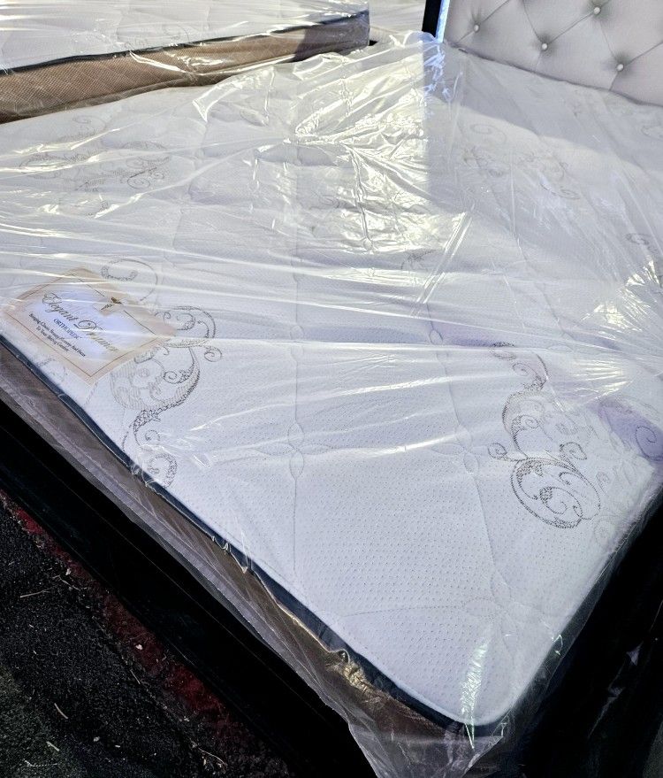 KING SET PILLOWTOP $299 << WITH BOX SPRING