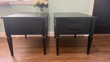 black end tables or night stands