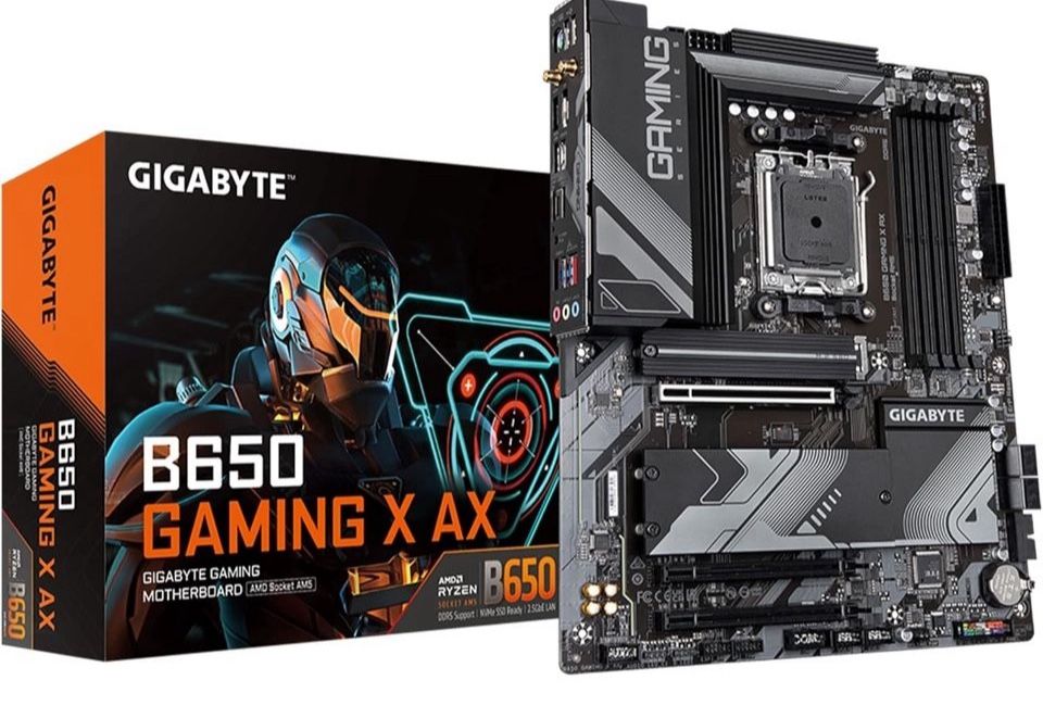 Open Box GIGABYTE B650 Gaming X AX (AM5/ LGA 1718/ AMD/ B650/ ATX/ DDR5/ PCIe 4.0 M.2/ PCIe 4.0/ USB 3.2 Gen2x2 Type-C/AMD Wi-Fi