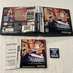 Phoenix Wright: Ace Attorney (Nintendo DS, 2005) Complete CIB w/ Manual