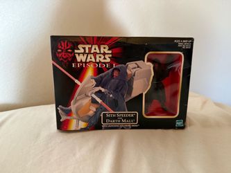 Star Wars Sith Speeder and Darth Maul