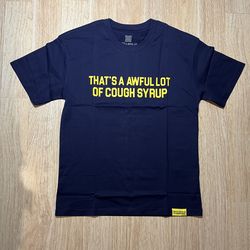 ALOCS Navy Blue / Yellow T Shirt