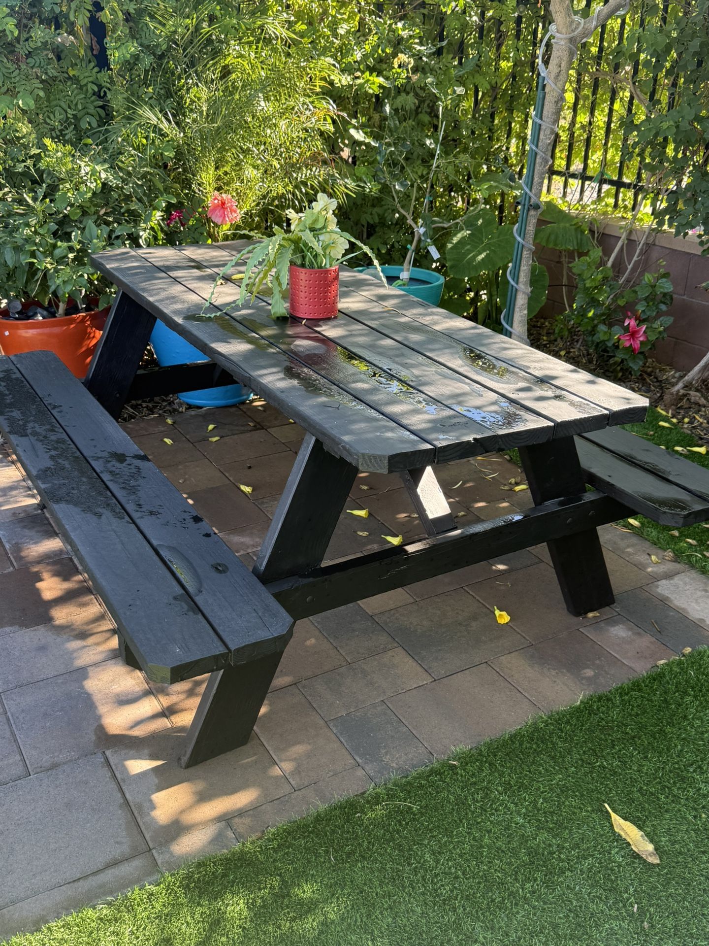 6x5 Solid Wood Picnic table