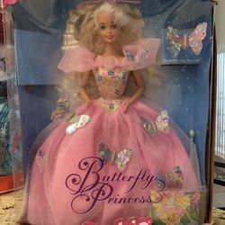 Collectible Butterfly Princess Barbie Doll 1994