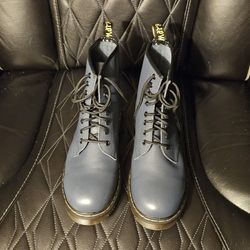 Brand New, Unworn Blue Leather Boots