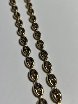10k Gold Gucci Puff Necklace 