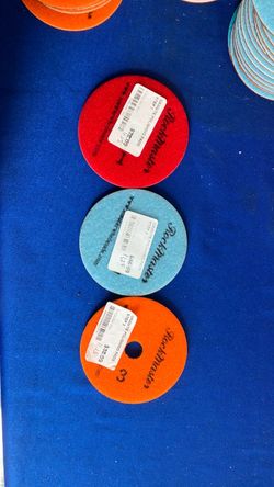 Granite polishing pads