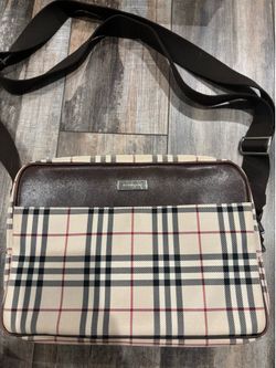 Burberry Men’s Messenger Laptop Bag
