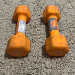 8lb Neoprene Dumbbell Set Of 2