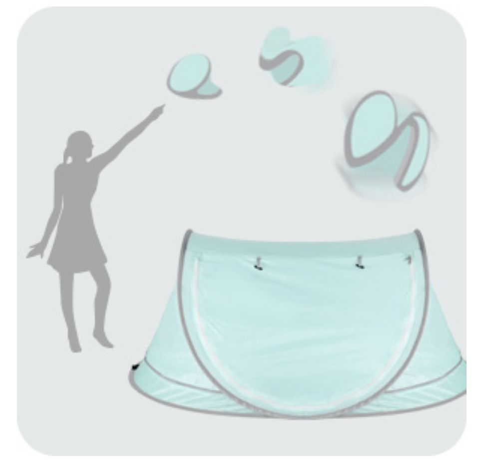 ISILER Baby Beach Tent, UPF 50+ Anti-UV Pop Up Sun Shelter