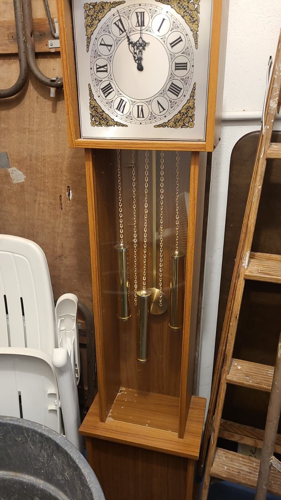 Clock In Solid Wood