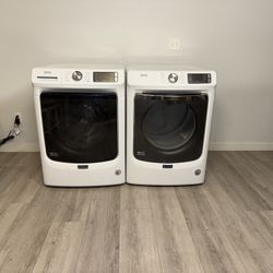 MAYTAG XL CAPACITY WASHER DRYER ELECTRIC SET STACKABLE 