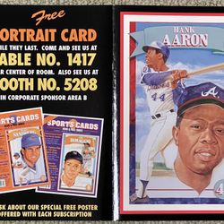1992 Hank Aaron Portrait Card