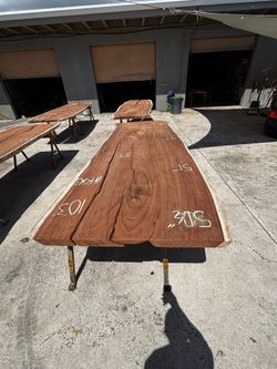Dining table Slabs ~ Exotic Hardwoods ~ Please Read Description!