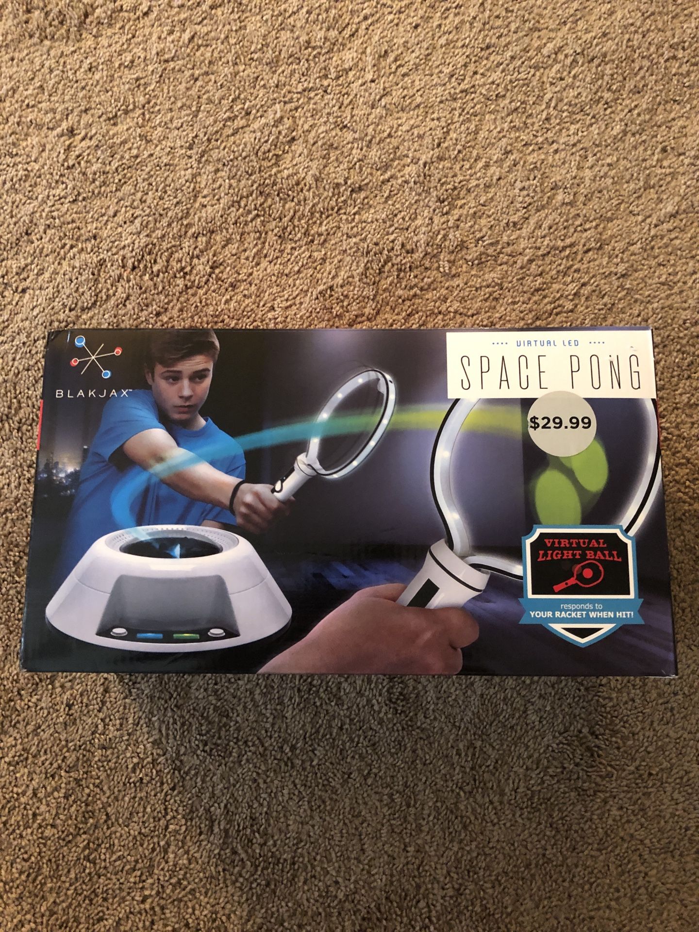 Sharper Image Virtual LED Space Pong Game