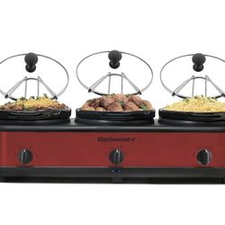 Triple Slow Cooker Buffet Server 