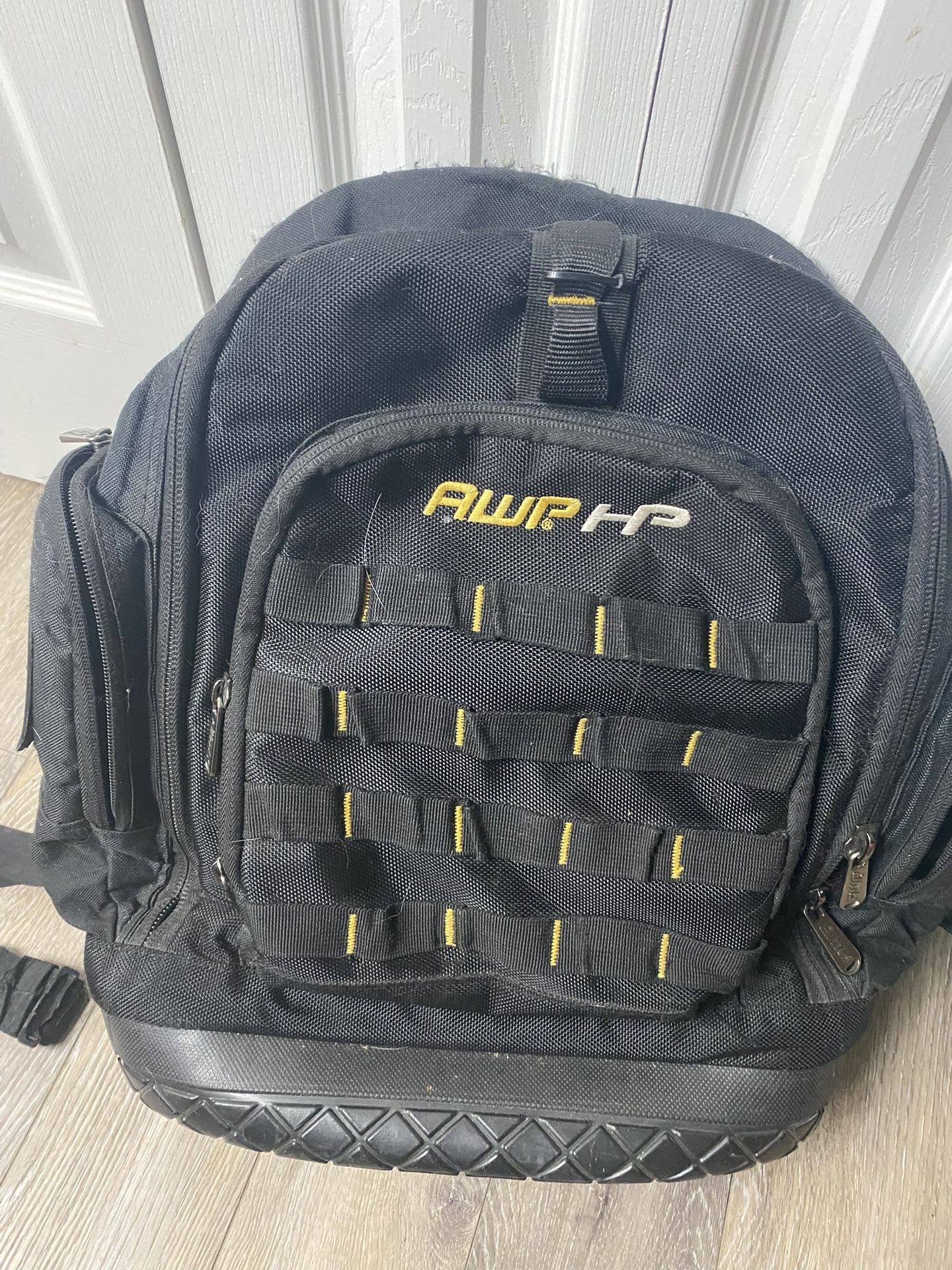 AWP HP Backpack Black Extreme Tool Bag w/Treaded Rubber Bottom