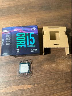 Intel CPU Chip Processor i5 8600k lga1151 8th Gen