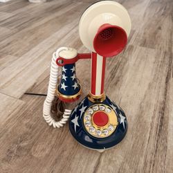 Vintage Rotary Phone Happy 4th Of July