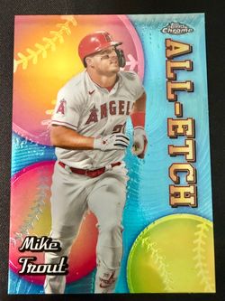 2024 Topps Chrome Mike Trout All-Etch #CAE-2 Angels