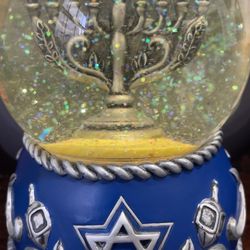 Hanukkah  snow globe
