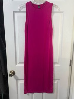 SHEIN Hot Pink Curve Hugging Dress