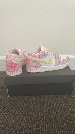 Pink Air Jordan Lows