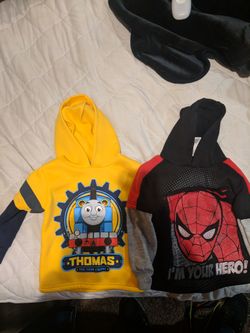 Two 2t boys sweater hoodies