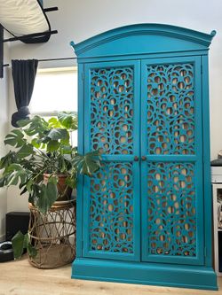 Solid Wood Anthropology Armoire