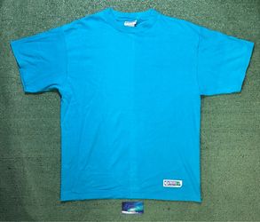 Vintage 1990s discuss athletics turquoise tee