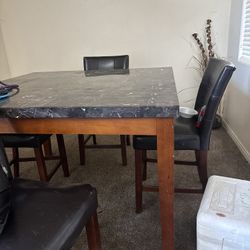 Marble Dining Table for 4, Free Delivery (urgent)