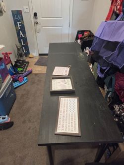 Black 6ft long table
