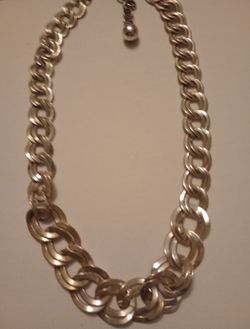 Silver Ringed Necklace