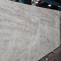 Taj Mahal Countertop Installation & Slab Fabrication