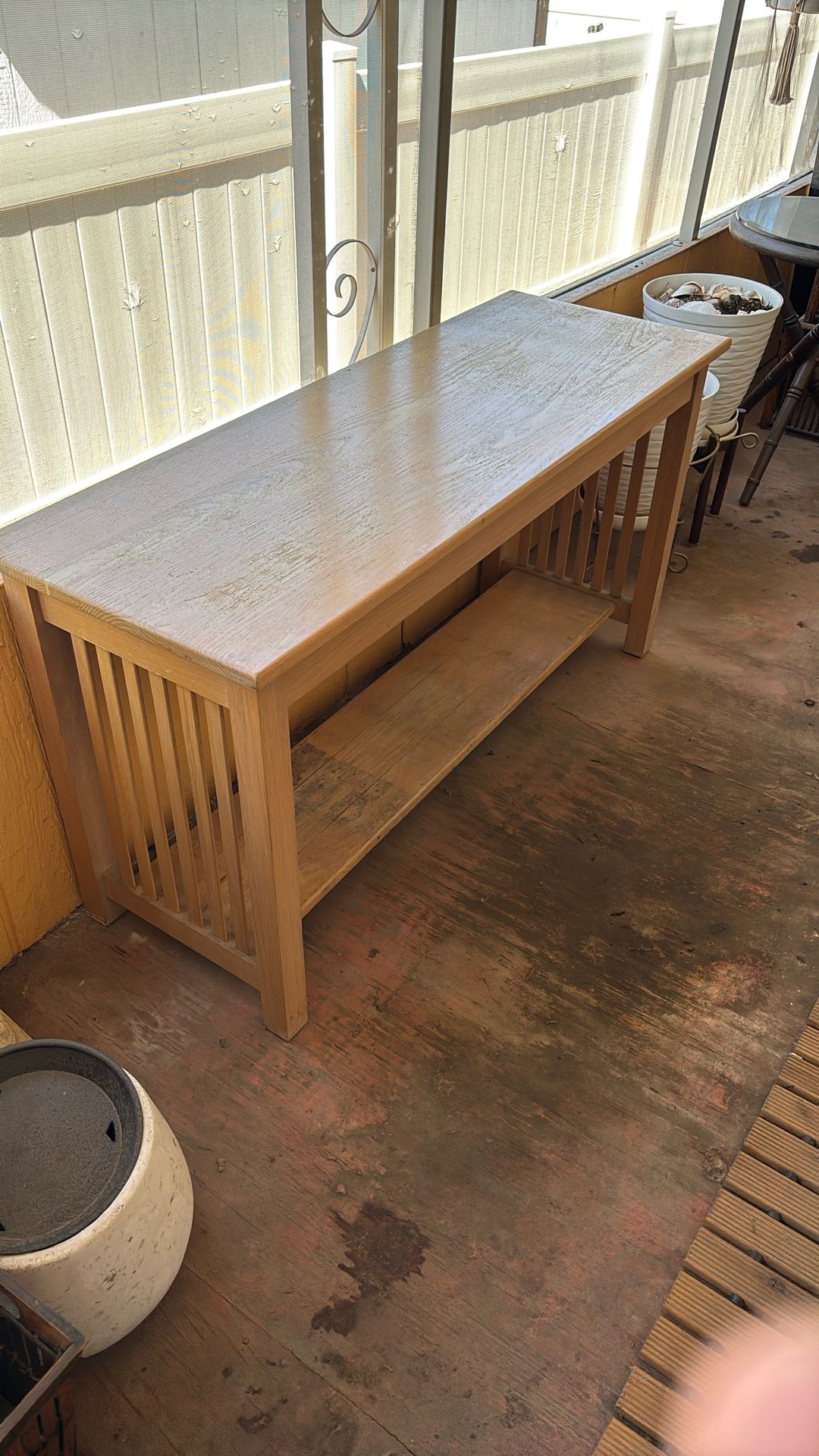 Solid Wood Console Table